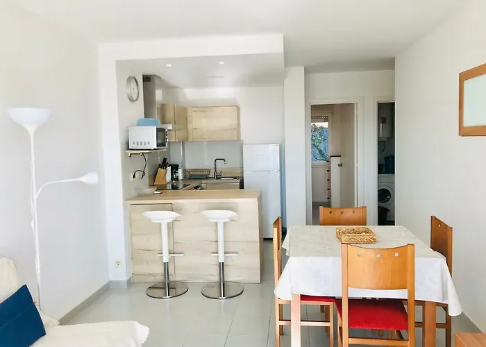 아파트 Roc Mar 3 3d - Cerca Del Centro Y De La Playa - Terraza Con Vistas Al Mar Y Al Puerto