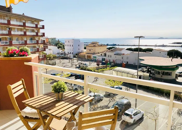 Roc Mar 3 3d - Cerca Del Centro Y De La Playa - Terraza Con Vistas Al Mar Y Al Puerto * 로지즈
